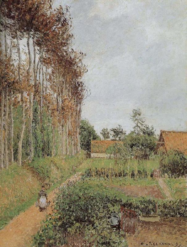 Camille Pissarro farms oil painting picture